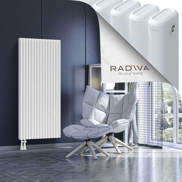 Kotto Radiateur En Aluminium 1500x671 Blanc Bas à gauche 50mm