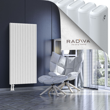 Kotto Radiateur En Aluminium 1500x716 Blanc Bas à gauche 50mm