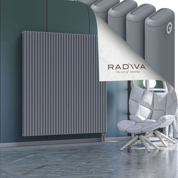 Kotto Radiateur En Aluminium 1600x1481 Gris Bas à droite 50mm