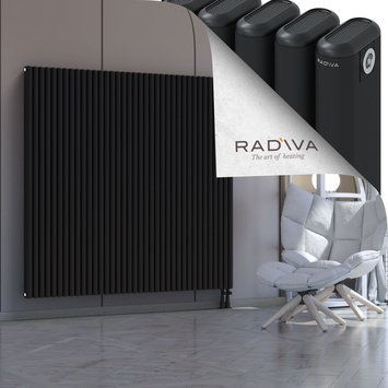 Kotto Radiateur En Aluminium 1600x1661 Noir Bas à droite 50mm