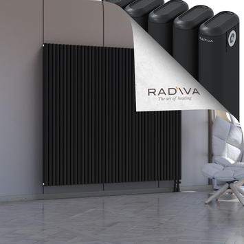 Kotto Radiateur En Aluminium 1600x1841 Noir Bas à droite 50mm