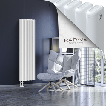 Kotto Radiateur En Aluminium 1600x446 Blanc Bas à gauche 50mm