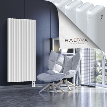Kotto Radiateur En Aluminium 1600x761 Blanc Bas à droite 50mm