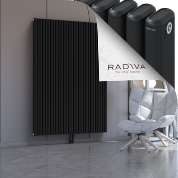 Kotto Radiateur En Aluminium 1800x1301 Noir Bas Milieu 50mm