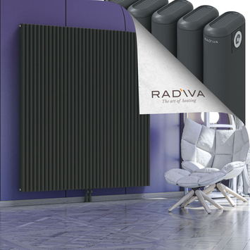 Kotto Radiateur En Aluminium 1800x1616 Anthracite Foncé Bas Milieu 50mm