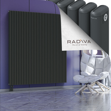 Kotto Radiateur En Aluminium 1800x1616 Anthracite Foncé Bas à gauche 50mm