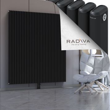 Kotto Radiateur En Aluminium 1800x1616 Noir Bas Milieu 50mm