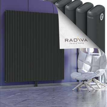 Kotto Radiateur En Aluminium 1800x1706 Anthracite Foncé Bas Milieu 50mm