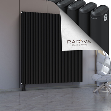 Kotto Radiateur En Aluminium 1800x1796 Noir Bas à gauche 50mm