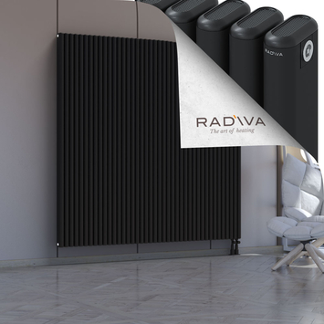 Kotto Radiateur En Aluminium 1800x1841 Noir Bas à droite 50mm