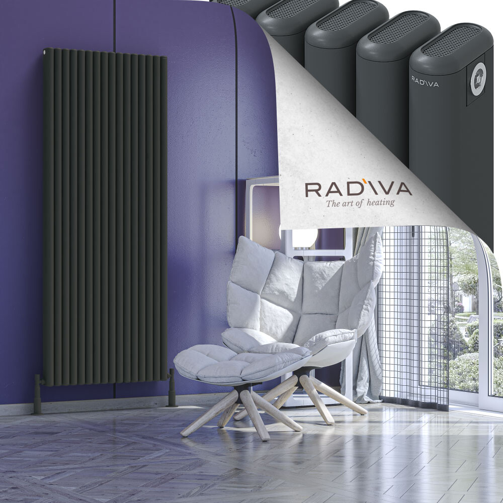 Kotto Radiateur En Aluminium 1800x716 Anthracite Foncé - 1