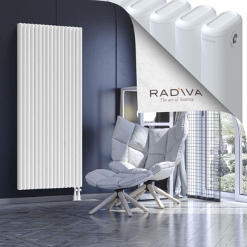 Kotto Radiateur En Aluminium 1800x761 Blanc Bas à droite 50mm