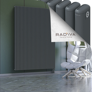 Kotto Radiateur En Aluminium 1900x1391 Anthracite Bas à droite 50mm