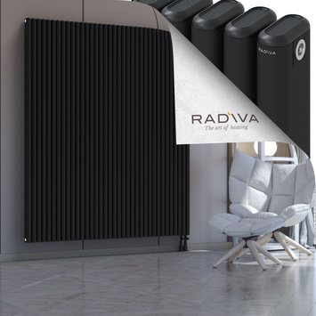 Kotto Radiateur En Aluminium 1900x1616 Noir Bas à droite 50mm