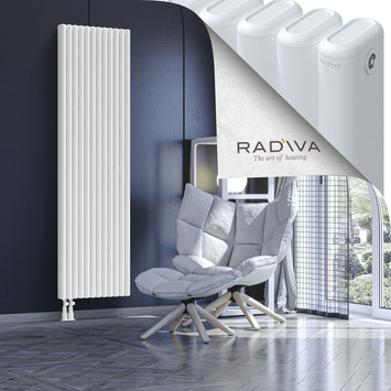Kotto Radiateur En Aluminium 1900x536 Blanc Bas à gauche 50mm