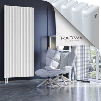 Kotto Radiateur En Aluminium 1900x851 Blanc Bas à gauche 50mm
