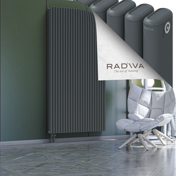 Kotto Radiateur En Aluminium 2000x1031 Anthracite Bas à gauche 50mm