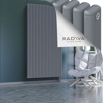 Kotto Radiateur En Aluminium 2000x1076 Gris Bas à droite 50mm