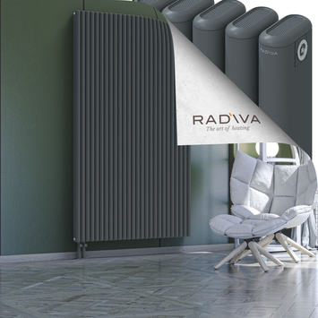 Kotto Radiateur En Aluminium 2000x1166 Anthracite Bas à gauche 50mm