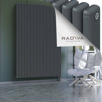 Kotto Radiateur En Aluminium 2000x1391 Anthracite Bas à droite 50mm