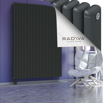 Kotto Radiateur En Aluminium 2000x1481 Anthracite Foncé Bas à gauche 50mm