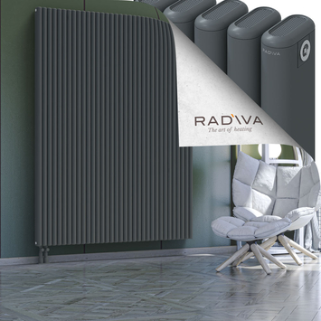 Kotto Radiateur En Aluminium 2000x1526 Anthracite Bas à gauche 50mm