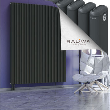 Kotto Radiateur En Aluminium 2000x1571 Anthracite Foncé Bas à gauche 50mm