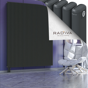 Kotto Radiateur En Aluminium 2000x1616 Anthracite Foncé Bas à gauche 50mm