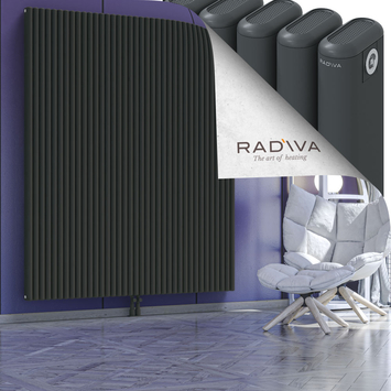 Kotto Radiateur En Aluminium 2000x1661 Anthracite Foncé Bas Milieu 50mm