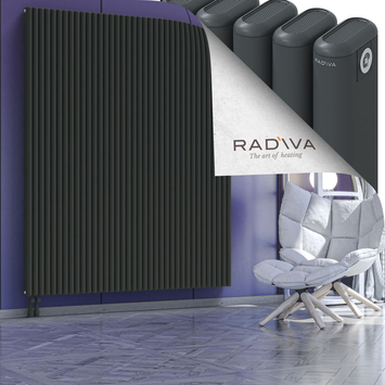 Kotto Radiateur En Aluminium 2000x1661 Anthracite Foncé Bas à gauche 50mm