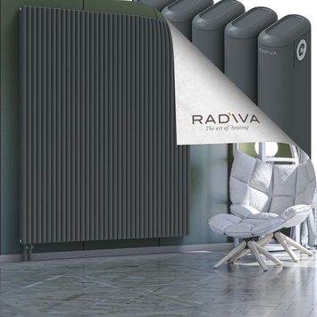 Kotto Radiateur En Aluminium 2000x1661 Anthracite Bas à gauche 50mm