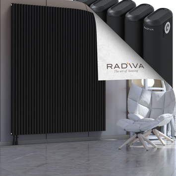 Kotto Radiateur En Aluminium 2000x1661 Noir Bas à gauche 50mm