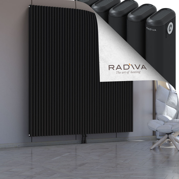 Kotto Radiateur En Aluminium 2000x1886 Noir Bas Milieu 50mm