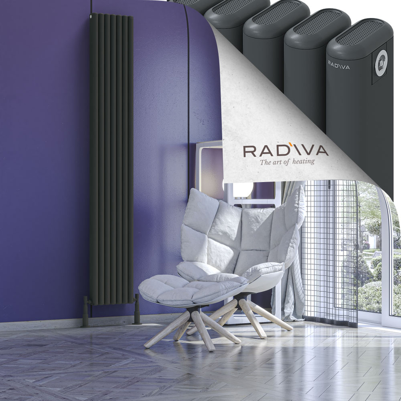 Kotto Radiateur En Aluminium 2000x311 Anthracite Foncé 
