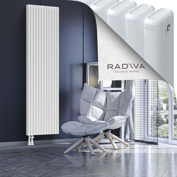 Kotto Radiateur En Aluminium 2000x536 Blanc Bas à gauche 50mm