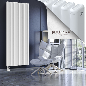 Kotto Radiateur En Aluminium 2000x761 Blanc Bas à gauche 50mm