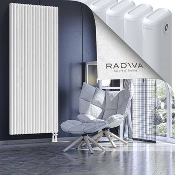 Kotto Radiateur En Aluminium 2000x806 Blanc Bas à droite 50mm