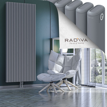 Kotto Radiateur En Aluminium 2000x806 Gris Bas Milieu 50mm
