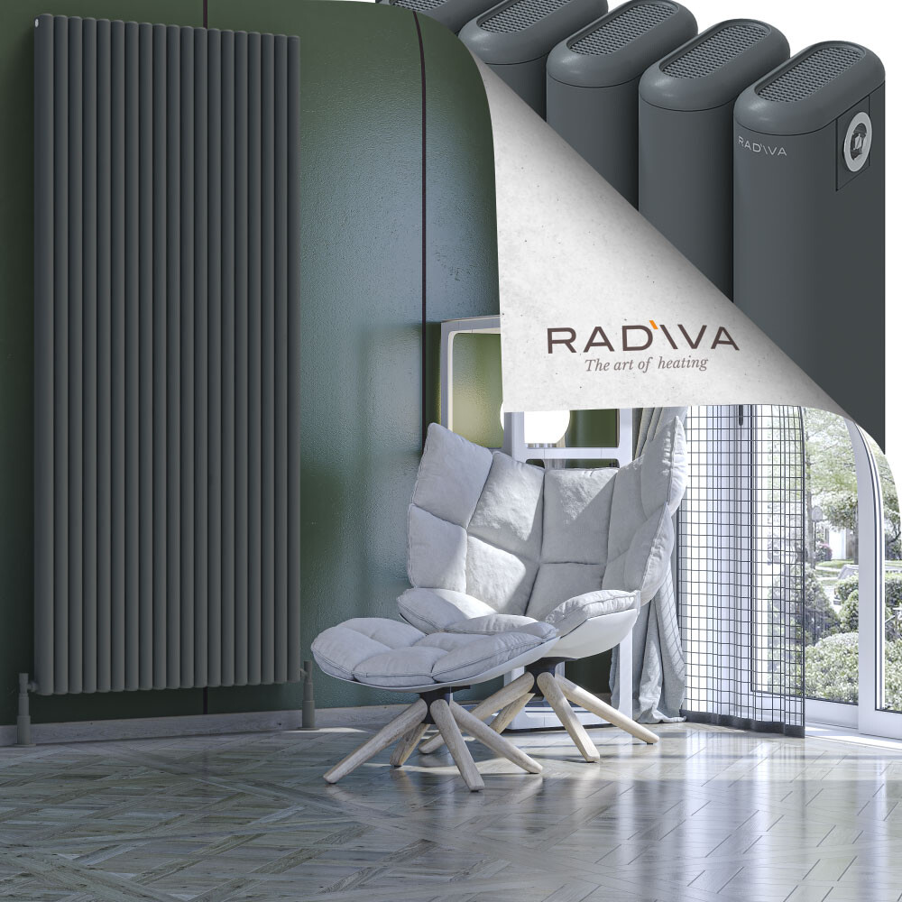 Kotto Radiateur En Aluminium 2000x851 Anthracite - 1