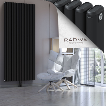 Kotto Radiateur En Aluminium 2000x851 Noir Bas Milieu 50mm
