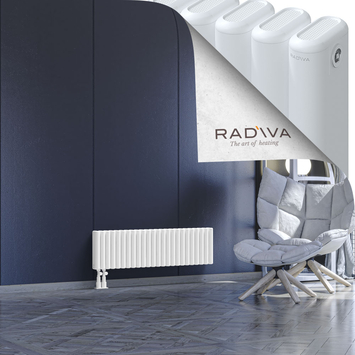 Kotto Radiateur En Aluminium 300x1076 Blanc Bas à gauche 50mm