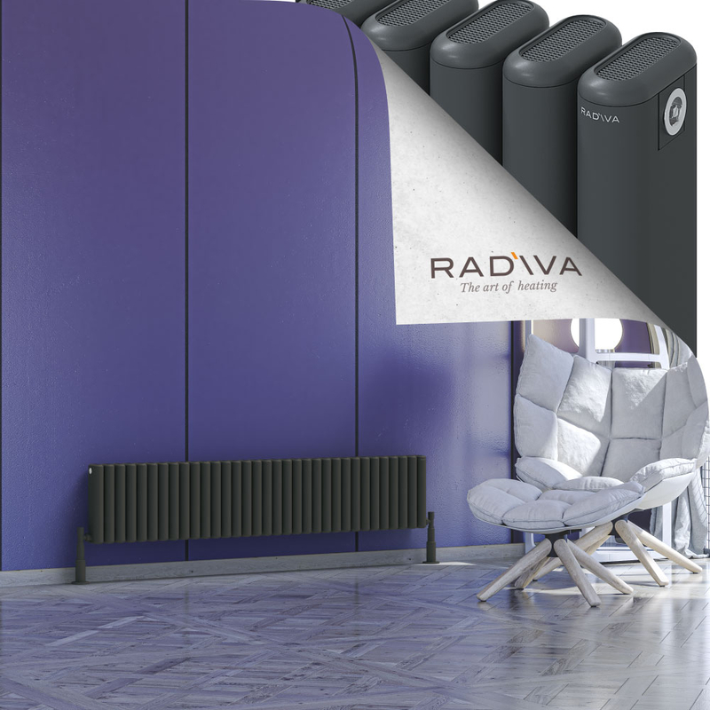 Kotto Radiateur En Aluminium 300x1481 Anthracite Foncé 