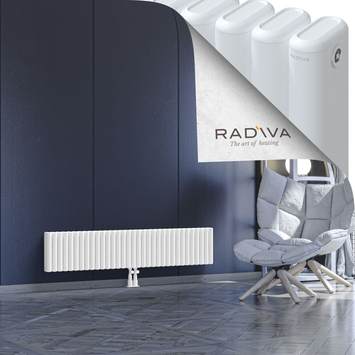 Kotto Radiateur En Aluminium 300x1481 Blanc Bas Milieu 50mm