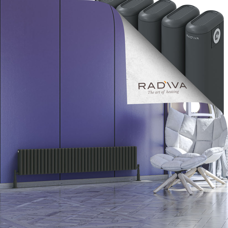 Kotto Radiateur En Aluminium 300x1616 Anthracite Foncé 