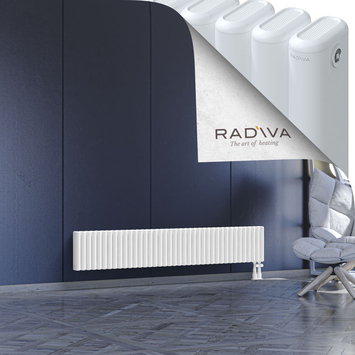 Kotto Radiateur En Aluminium 300x1751 Blanc Bas à droite 50mm