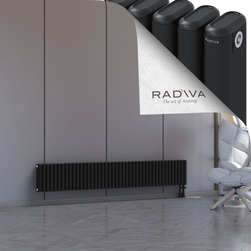 Kotto Radiateur En Aluminium 300x1931 Noir Bas à droite 50mm