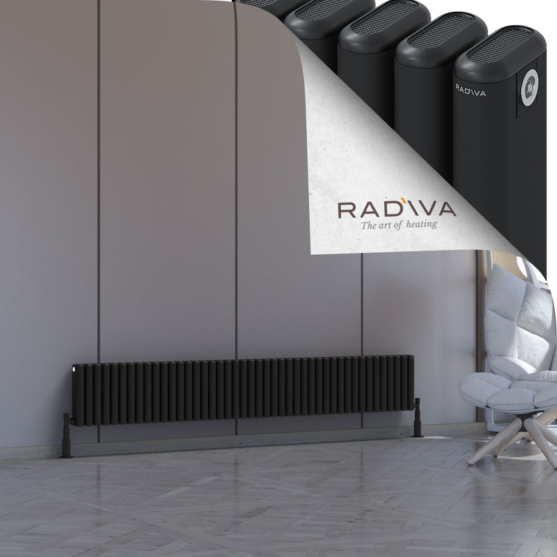 Kotto Radiateur En Aluminium 300x1976 Noir 