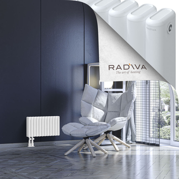 Kotto Radiateur En Aluminium 300x536 Blanc Bas à gauche 50mm