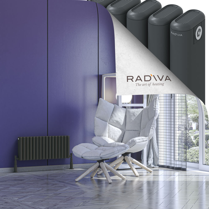Kotto Radiateur En Aluminium 300x716 Anthracite Foncé 