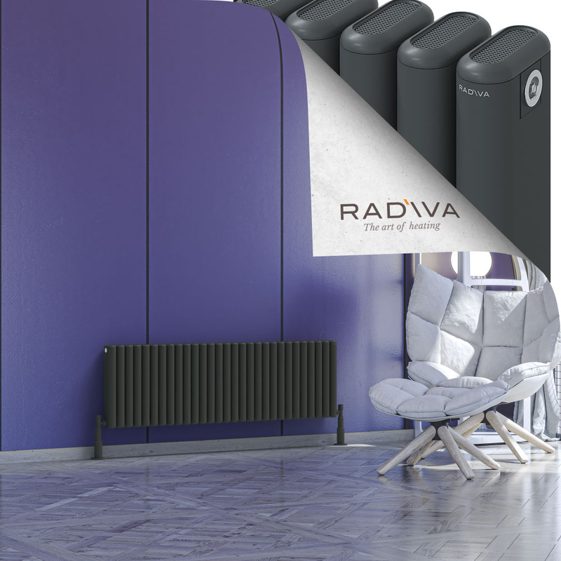 Kotto Radiateur En Aluminium 400x1301 Anthracite Foncé 